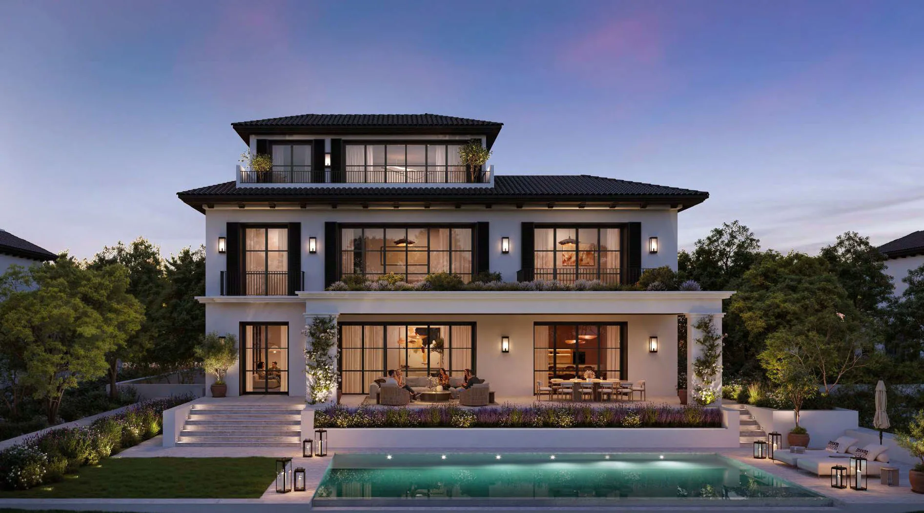 Hudayriyat Island — low-density villas, townhouses and golf-front estates
